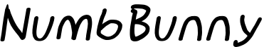 NumbBunnyBdIt.otf