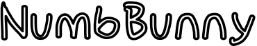 NumbBunnyBdOut.otf