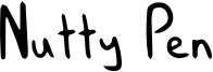 Nutty-Pen.otf