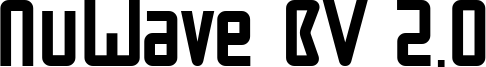 NuWave BV 2.0 Font