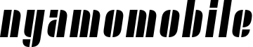 Nyamomobile Font