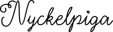 Nyckelpiga Font