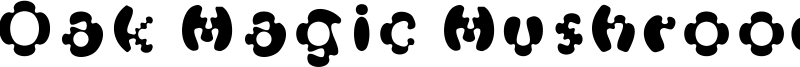 Oak Magic Mushroom Font