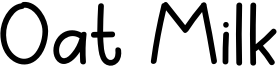 Oat Milk Font