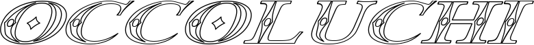 Occoluchi Italic Outline.ttf