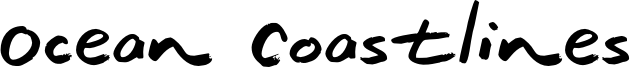 Ocean Coastlines Font