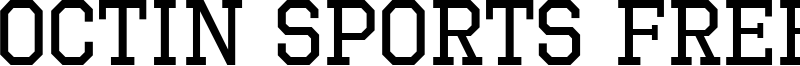 Octin Sports Free Font