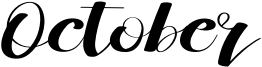 October Font