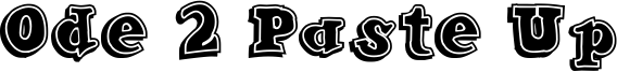 Ode 2 Paste Up Heavy.ttf
