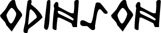 Odinson Font