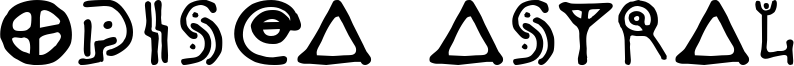 Odisea Astral Font