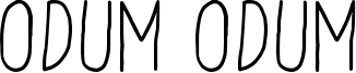 Odum Odum.ttf