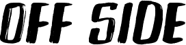 Off Side Font