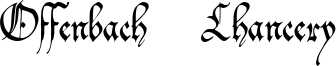 Offenbach Chancery Font