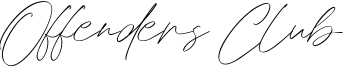 Offenders Club Font