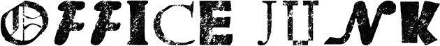 Office Junk Font