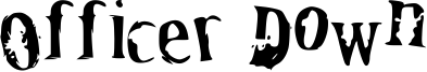 Officer Down Font