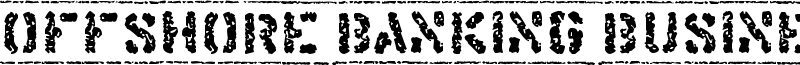 Offshore Banking Business Font