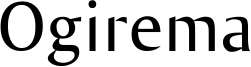 Ogirema Font