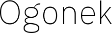 Ogonek Font