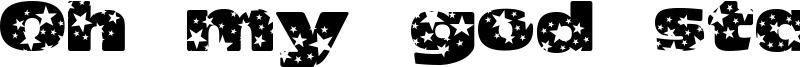 Oh my god stars ! Font