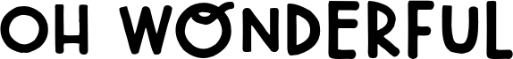 Oh Wonderful Font