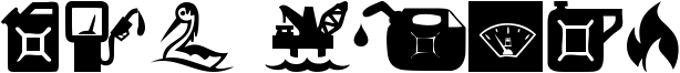 Oil Icons Font