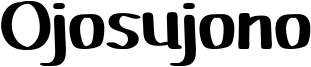 Ojosujono Font