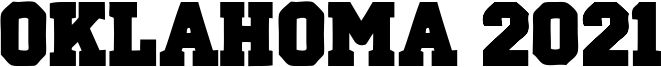 Oklahoma 2021 Font