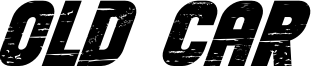 Old Car Font