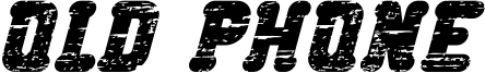 Old Phone Font