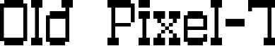 Old Pixel-7 Font