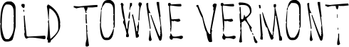 Old Towne Vermont Font