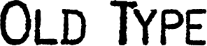 Old Type Font