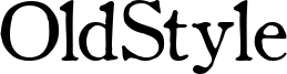 OldStyle Font