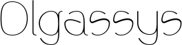 Olgassys Font