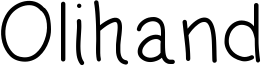 Olihand Font