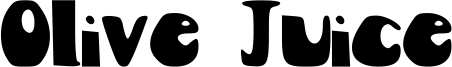 Olive Juice Font
