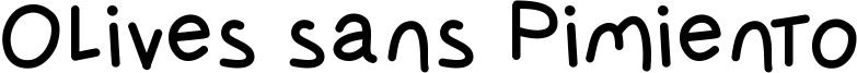 OlivessansPimiento.ttf
