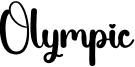 Olympic Font