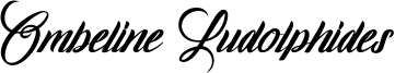 Ombeline Ludolphides Font