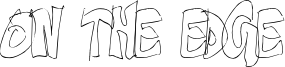 On The Edge Font
