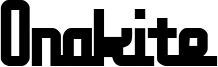 onakite Thin.ttf