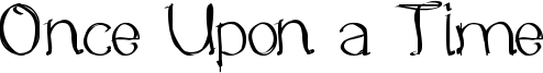 Once Upon a Time Font