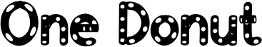 One Donut Font