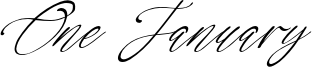 One January Font