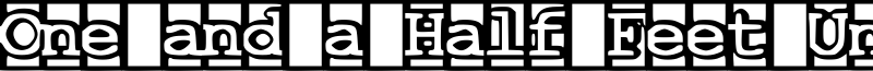 One and a Half Feet Under Font