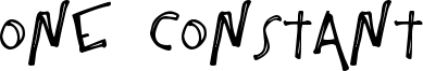 One Constant Font