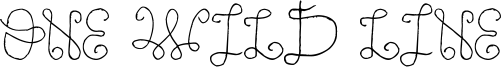 One Wild Line Font