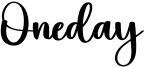 Oneday Font